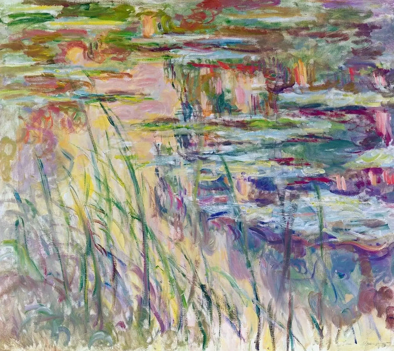 Lilie wodne, odbicia na wodzie W1718 - Claude Monet