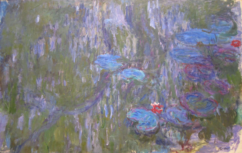 Lilie wodne, odbicia wierzby płaczącej - Claude Monet