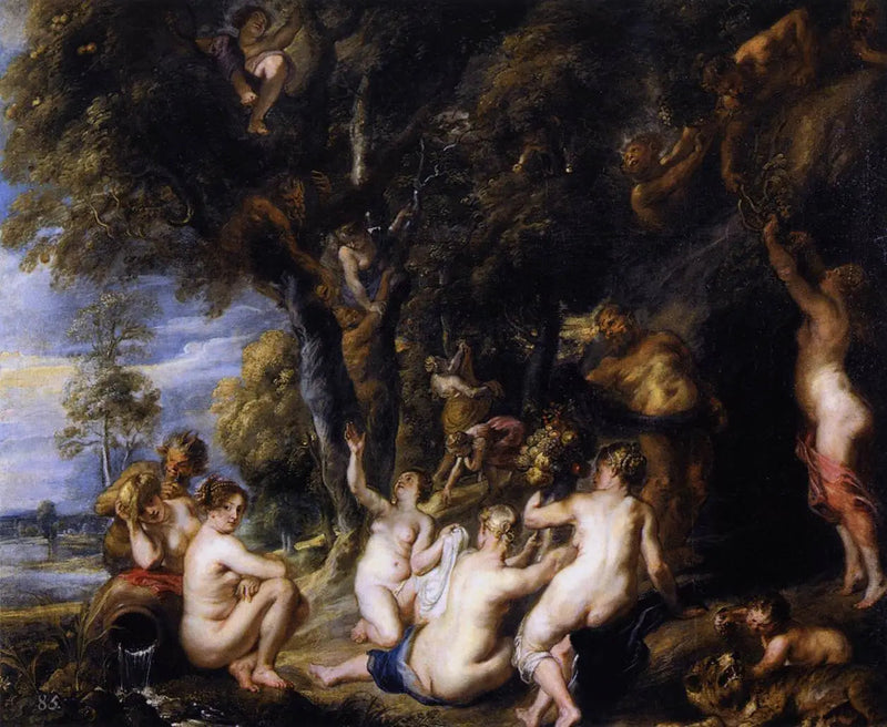 Nymfy i satyry - Peter Paul Rubens