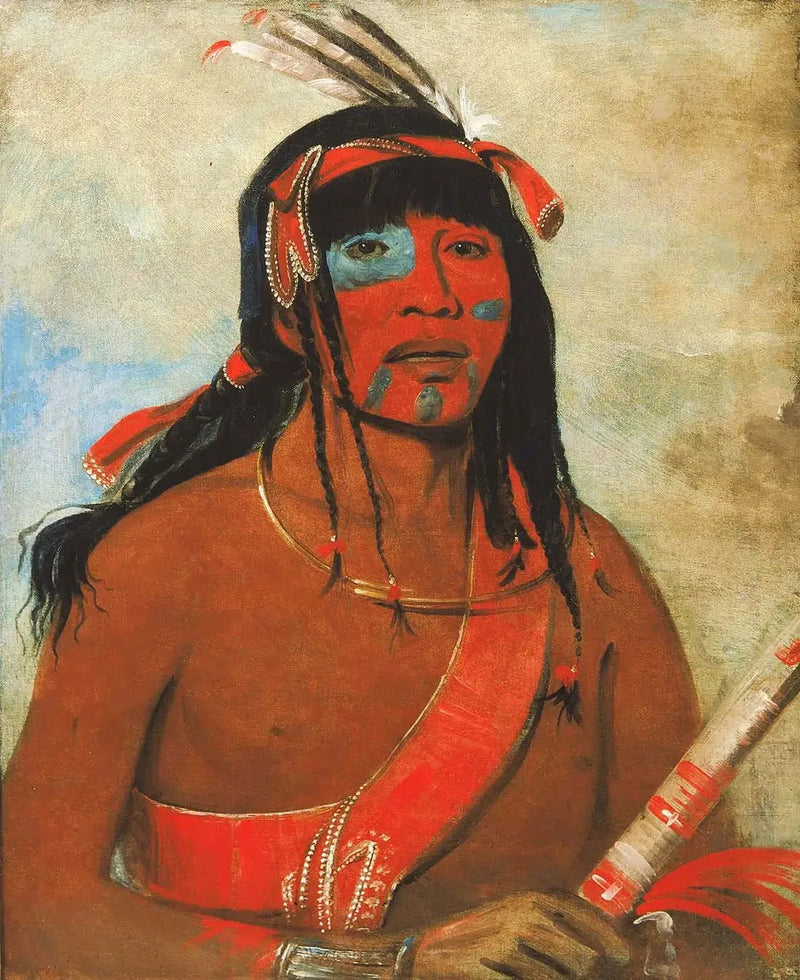O-tá-wah, l'Ottaway, wojownik - George Catlin