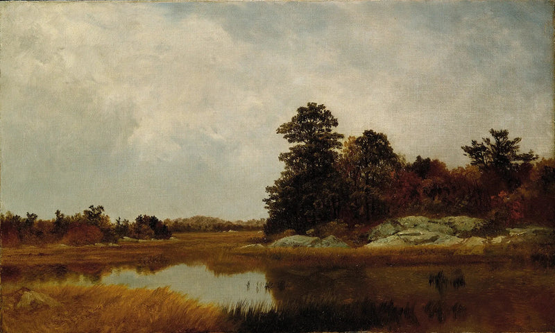 Październik na bagnach - John Frederick Kensett