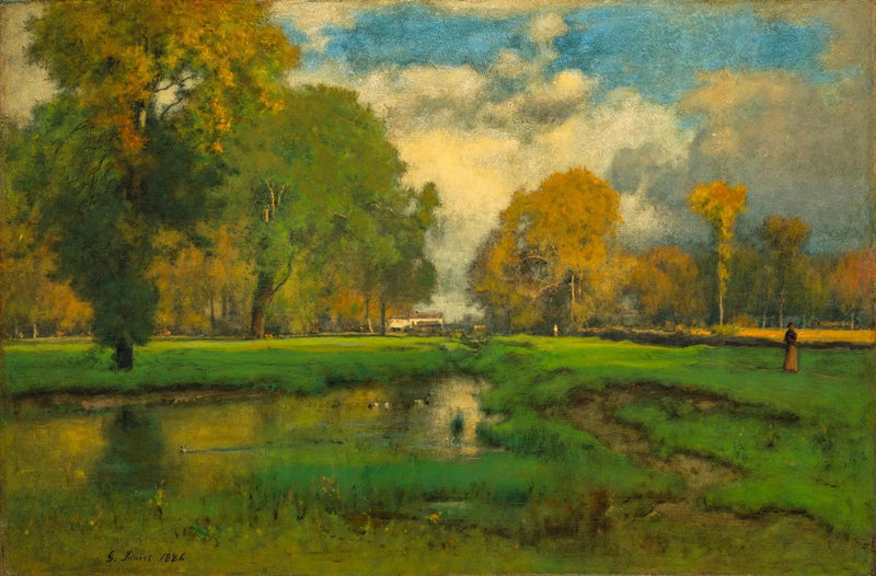 Październik - George Inness