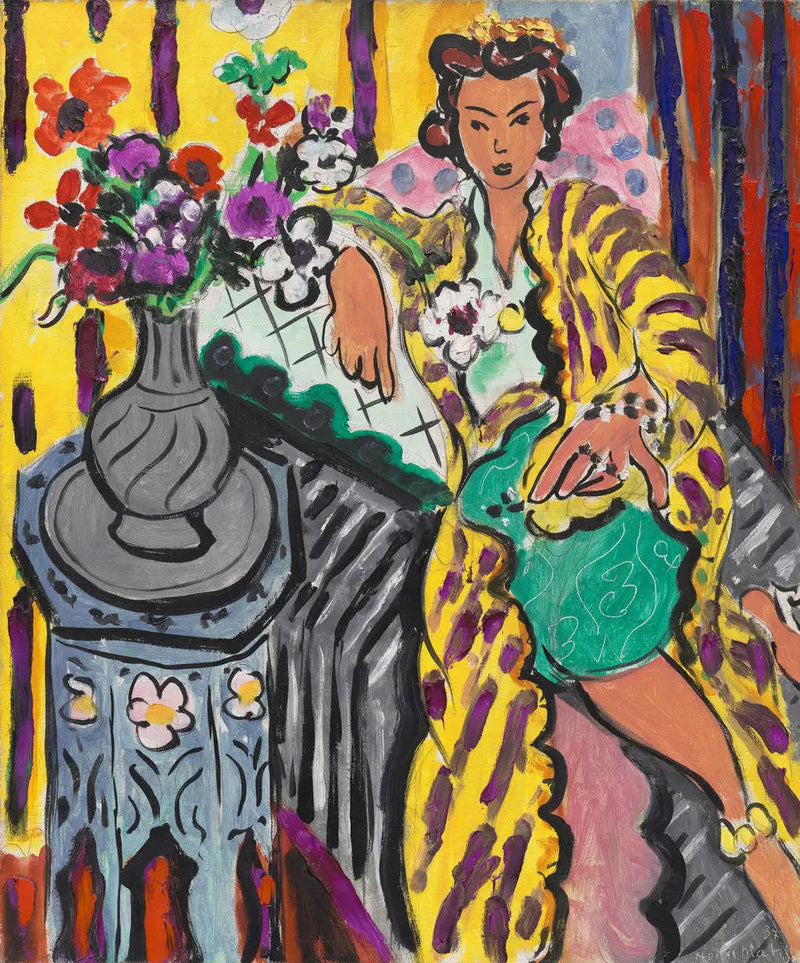 Odaliska w żółtej perskiej sukni - Henri Matisse