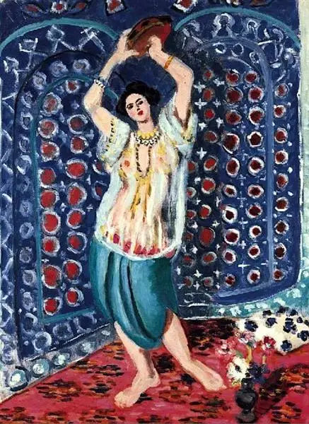 Odaliska z tamburynem (Harmonia w niebieskim) - Henri Matisse