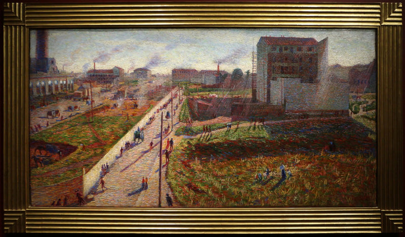 Officina przy Porta Romana - Umberto Boccioni