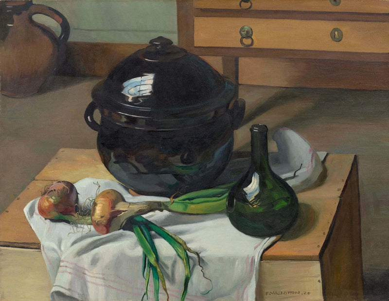 Cebule i zupa - Félix Vallotton
