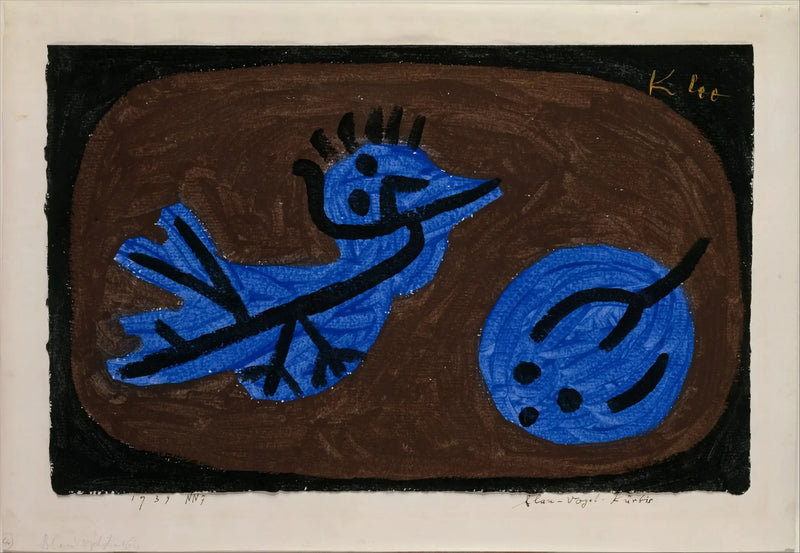 Niebieski ptak - Paul Klee