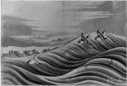 oiseaux hokusai chidori - Katsushika Hokusai - Reproductions de tableaux et peintures haut de gamme