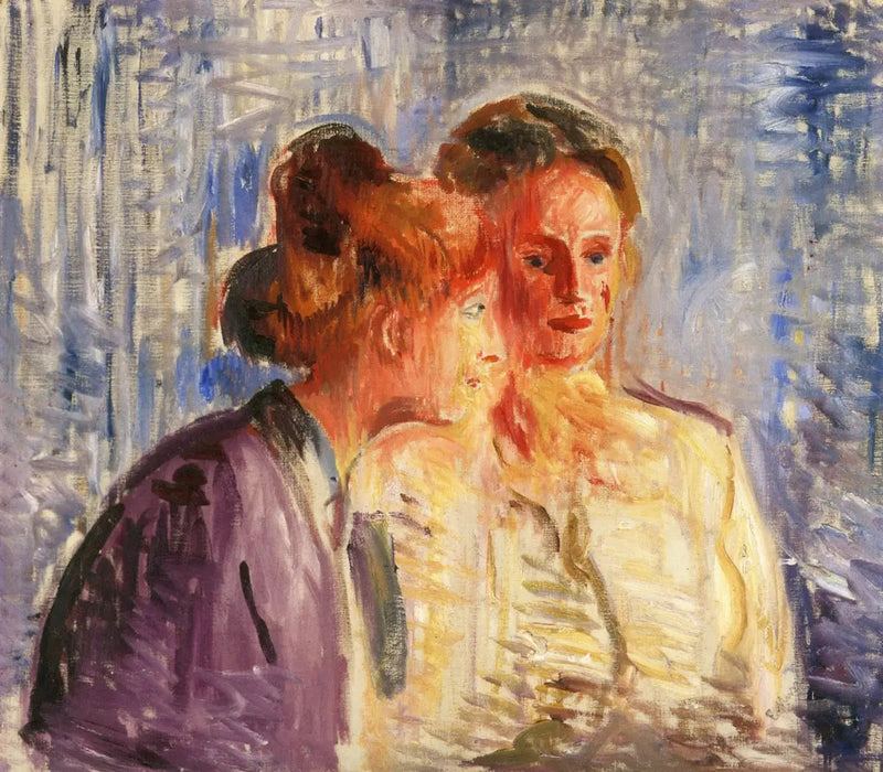 Olga i Rosa Meissner - Edvard Munch