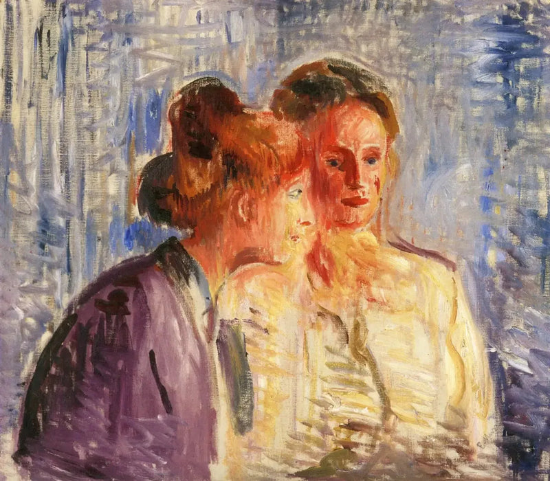 Olga i Rosa Meissner - Edvard Munch