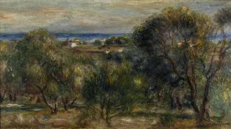 Oliwki, Cagnes - Pierre-Auguste Renoir