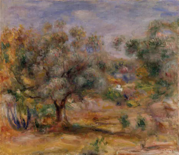 Oliwki w ogrodzie Collettes - Pierre-Auguste Renoir