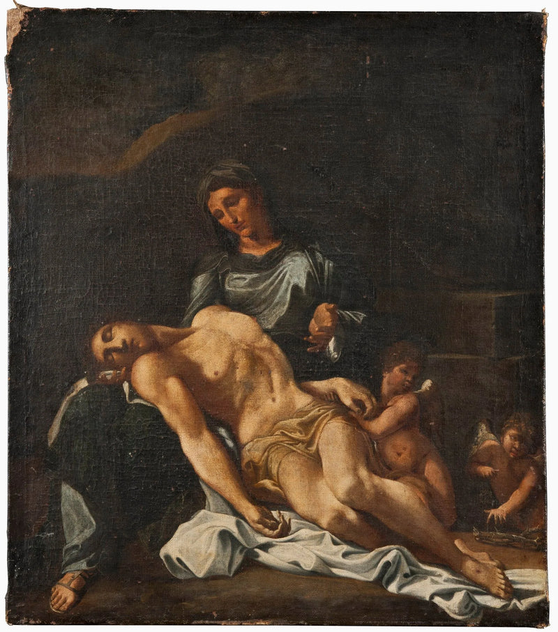 Przeniesione do NM 7172. Pietà - Annibale Carracci