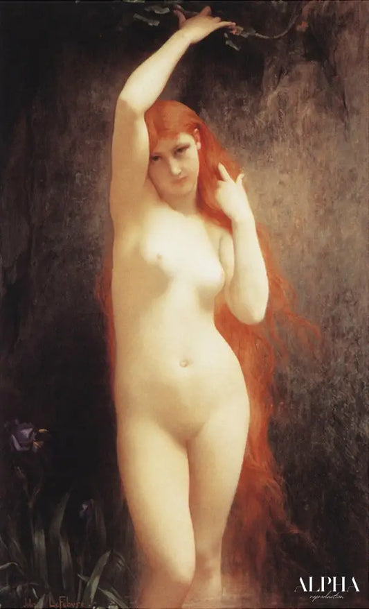 Ondine, 1882 - Jules Lefebvre - Reproductions de tableaux et peintures haut de gamme