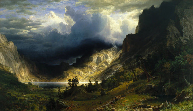 Burza w Górach Skalistych - Albert Bierstadt
