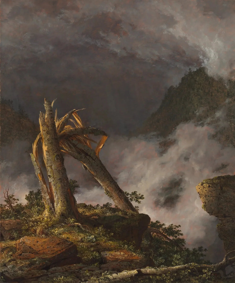 Burza w górach - Frederic Edwin Church