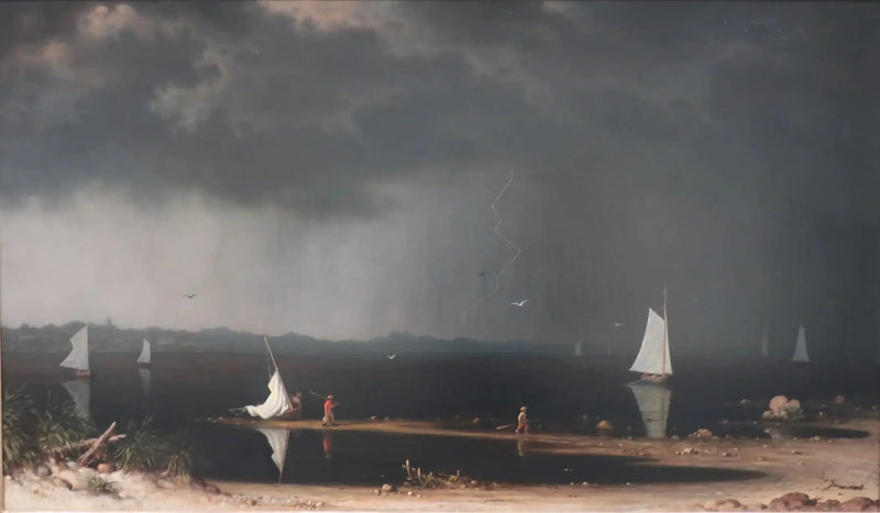 Burza nad zatoką Narragansett - Martin Johnson Heade
