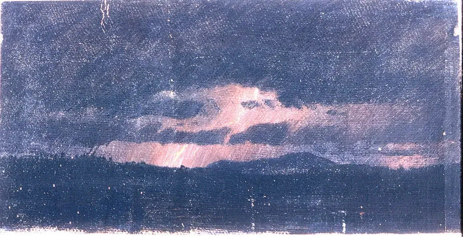 Burza nad doliną Hudson - Frederic Edwin Church