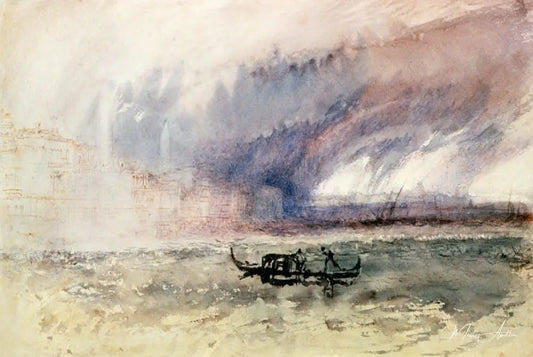 Orage sur Venise - William Turner - Reproductions de tableaux et peintures haut de gamme