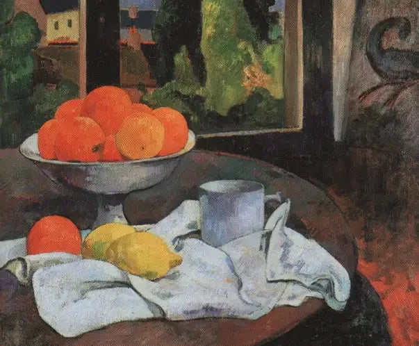 Pomarańcze i cytryny z widokiem na Pont-Aven - Paul Gauguin