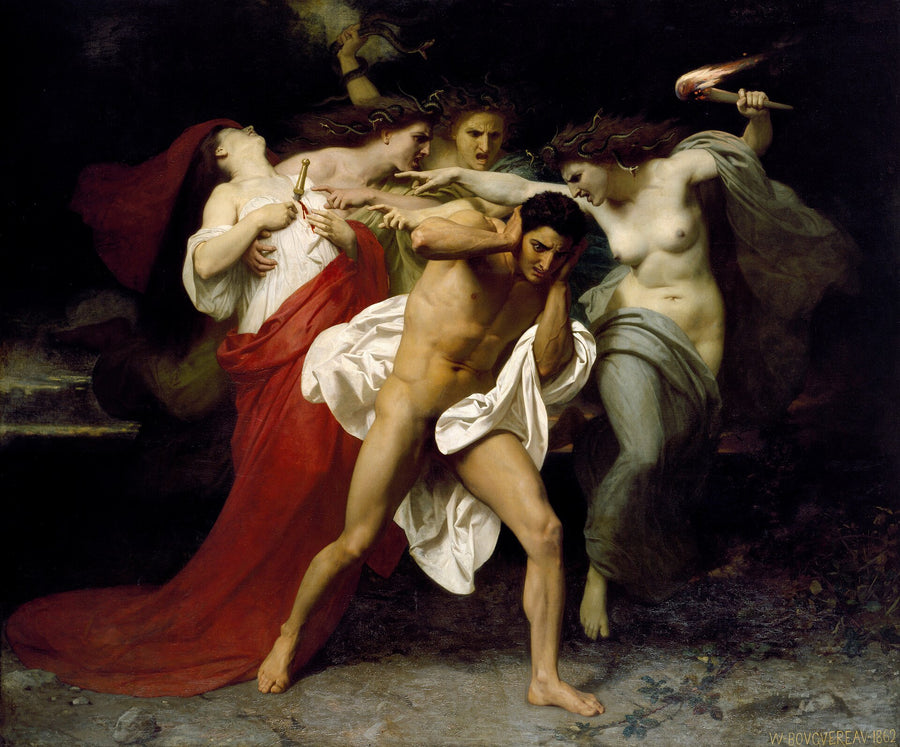 Les Remords d’Oreste - William Bouguereau