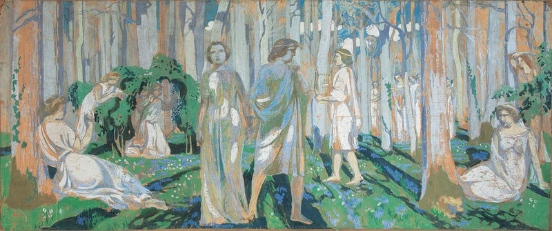 Orfeusz i Eurydyka - Maurice Denis