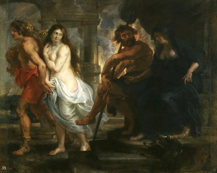 Orfeusz i Eurydyka - Peter Paul Rubens