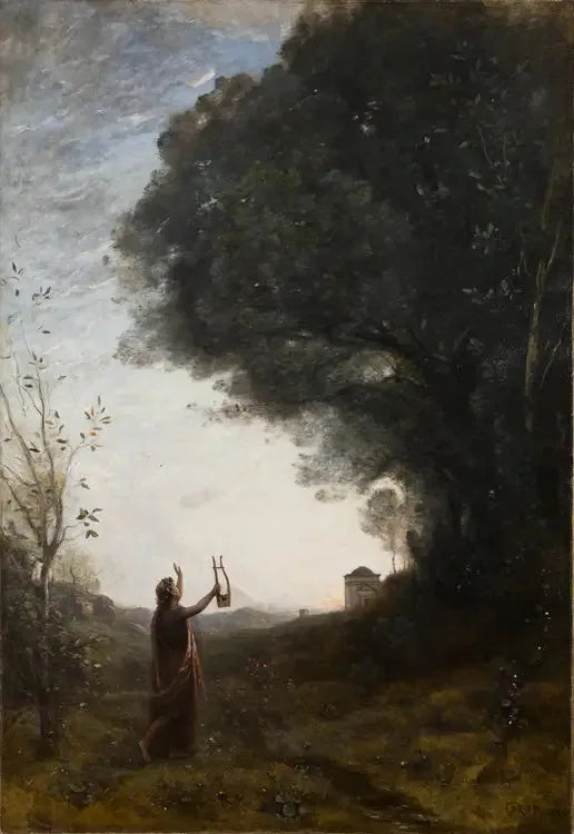 Orfeusz wita światło - Jean-Baptiste Camille Corot