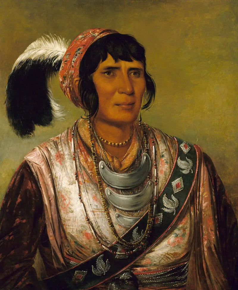 Oseolá, czarna napój, wojownik wielkiego znaczenia - George Catlin