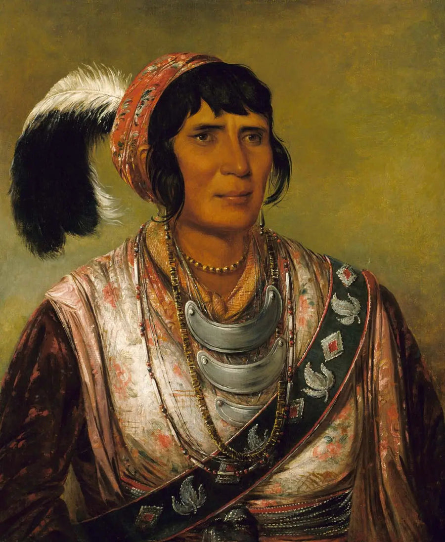 Oseolá, czarna napój, wojownik wielkiego znaczenia - George Catlin