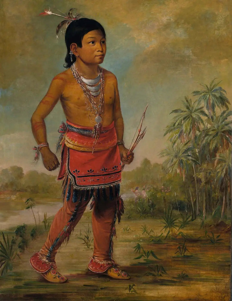 Osceola Nick-a-no-chee, chłopak - George Catlin