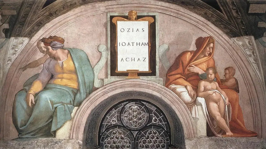 Osias, Joatham i Achaz - Michał Anioł