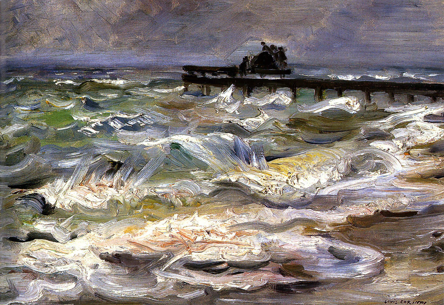 Ostsee - Lovis Corinth image 1 copie de tableau peinte à la main