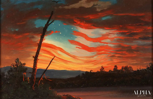 Our Banner in the Sky - Frederic Edwin Church - Reproductions de tableaux et peintures haut de gamme