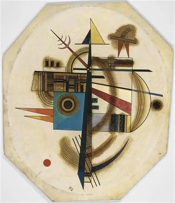 Ovale n°2 - Vassily Kandinsky image 1 copie peinte à la main à l’huile