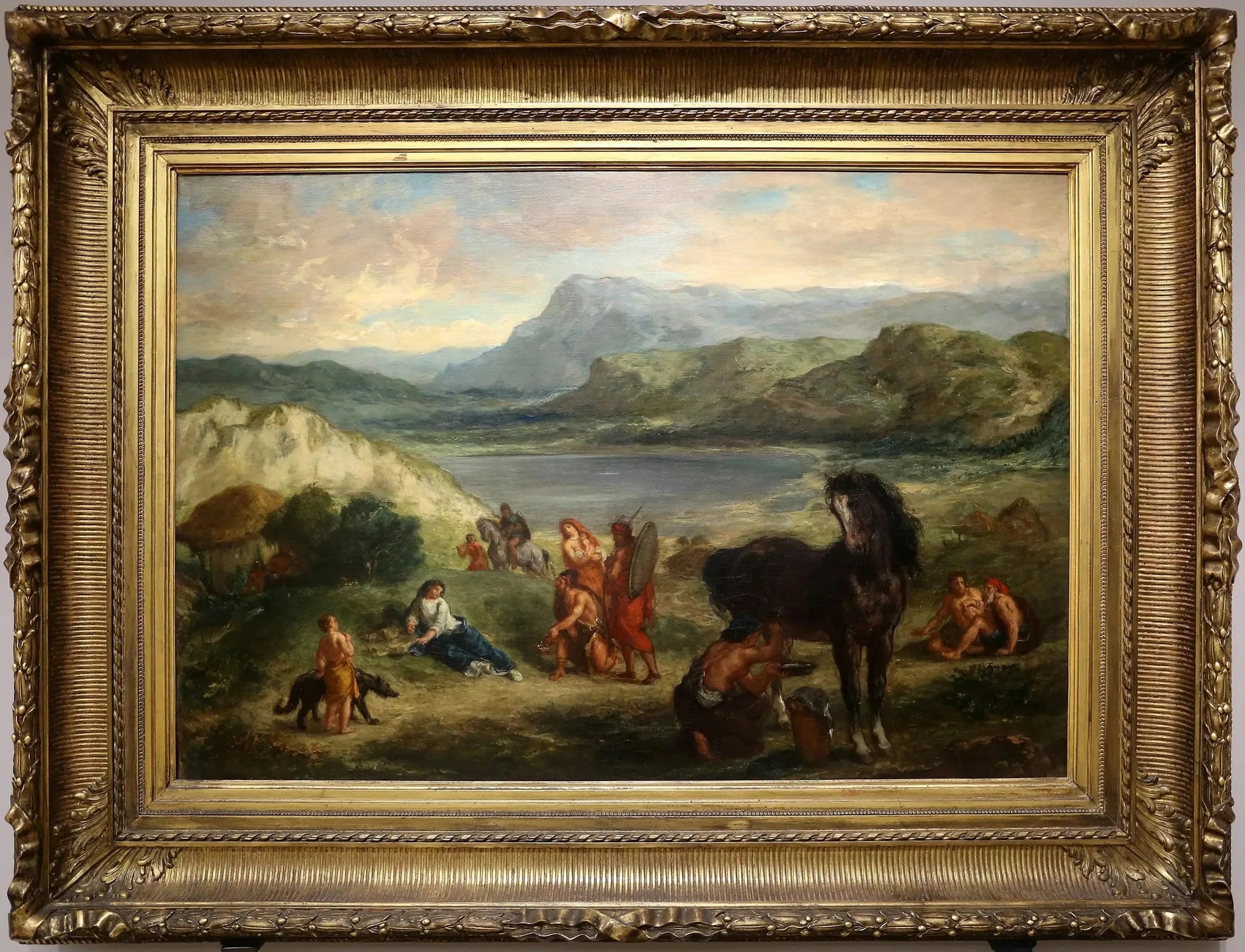 Ovide chez les Scythes - Eugène Delacroix image 1 tableau peint à l’huile sur toile