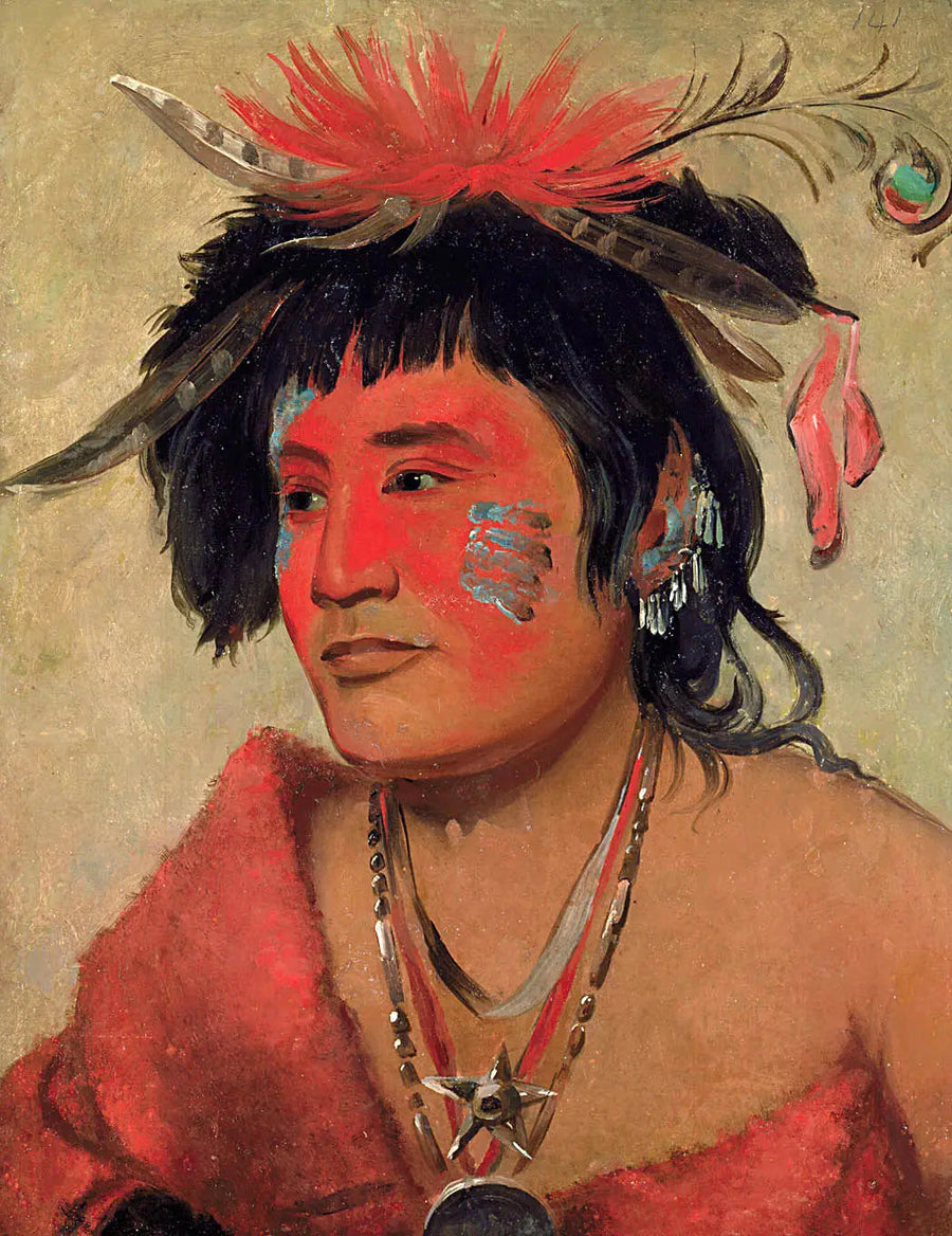 Pah-shee-náu-shaw, wojownik - George Catlin