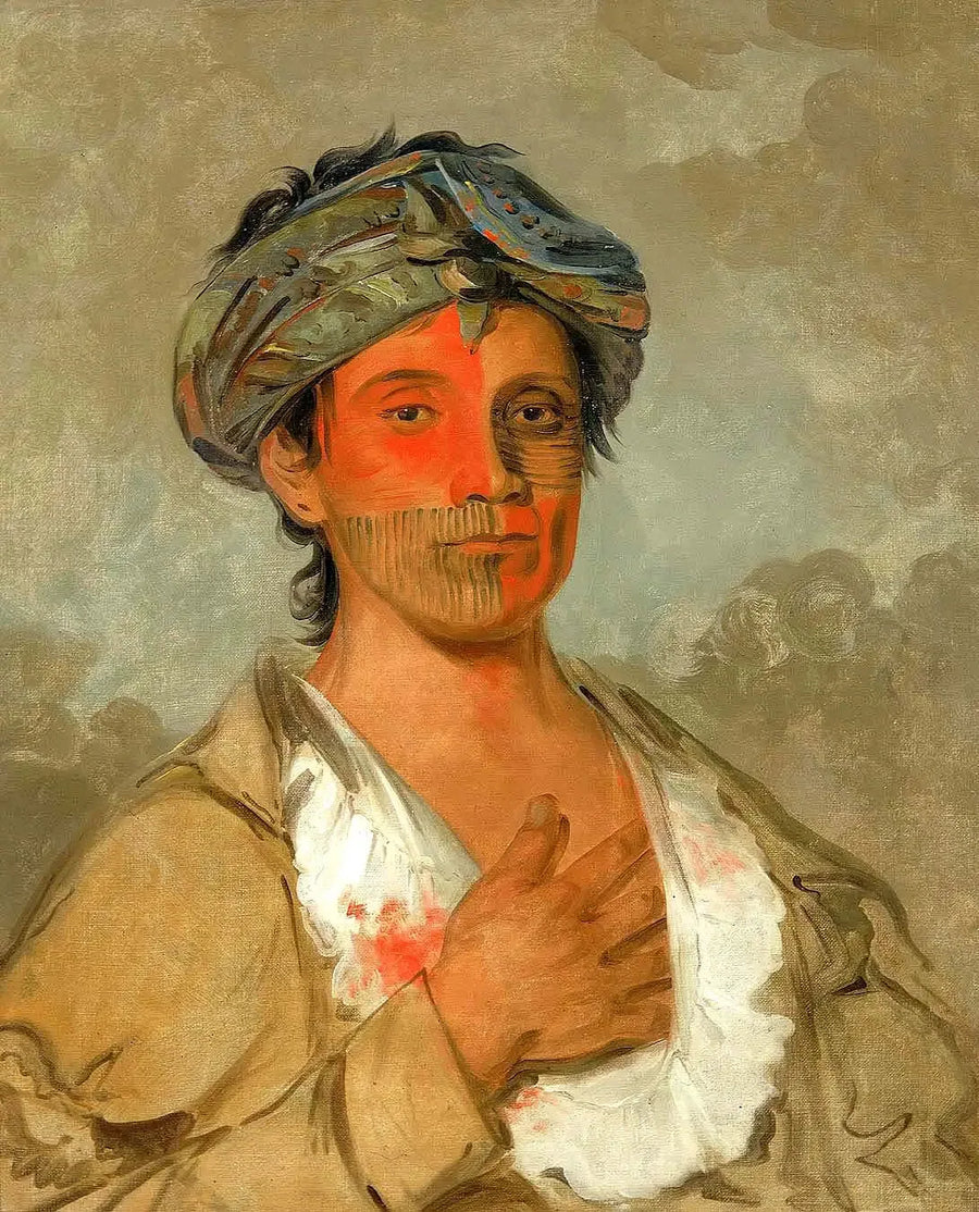 Pah-te-cóo-saw, hetero mężczyzna, półcywilizowany - George Catlin