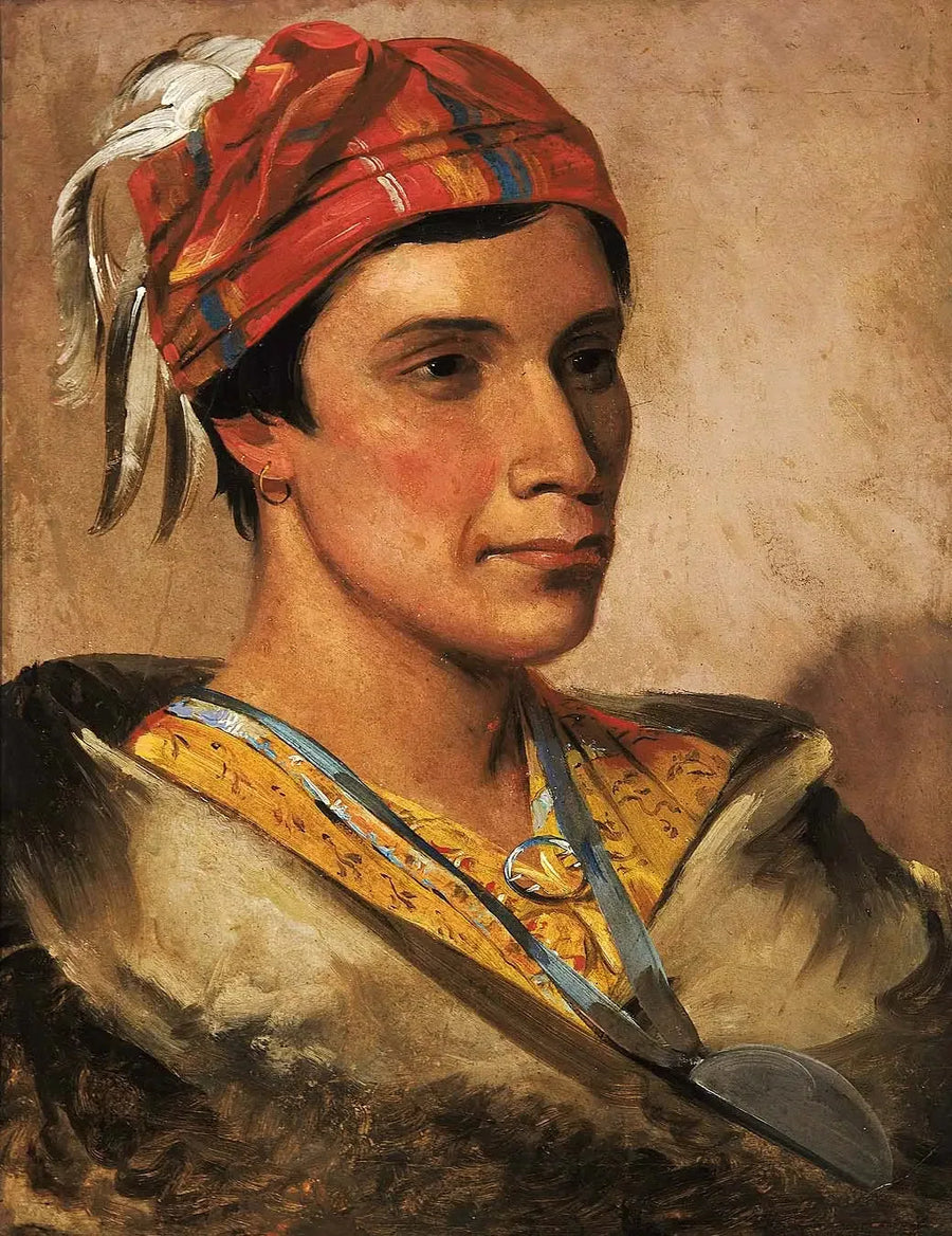 Ból, przywódca plemienia - George Catlin
