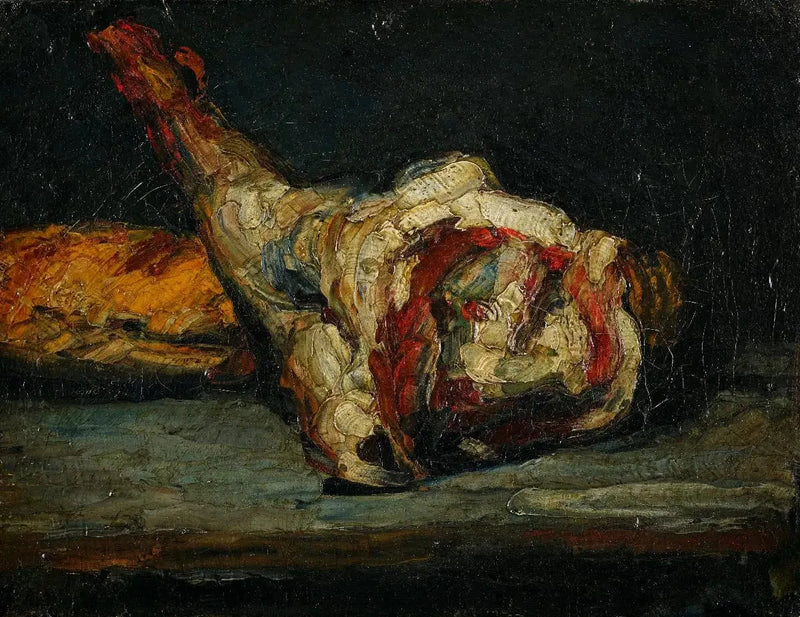 Chleb i jagnięcina - Paul Cézanne