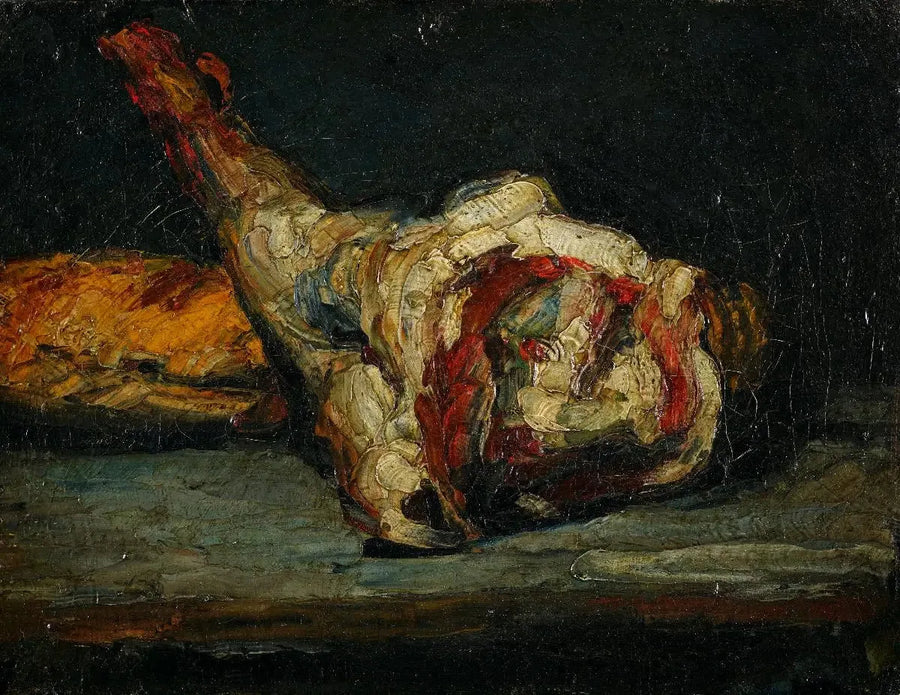 Chleb i jagnięcina - Paul Cézanne