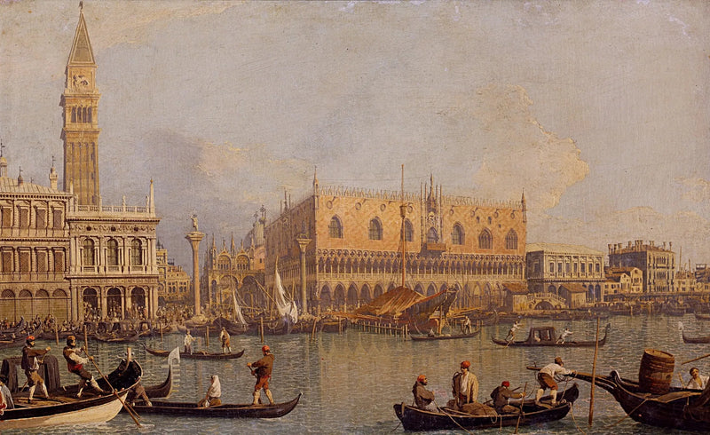 Pałac Dożów i Plac Świętego Marka - Canaletto