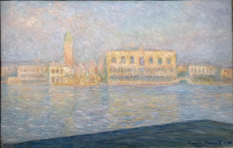 Pałac Książęcy widziany z Saint-Georges Major W1756 - Claude Monet