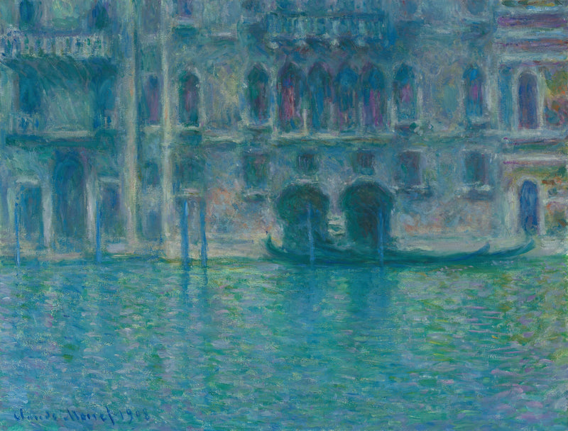 Palazzo da Mula w Wenecji W1764 - Claude Monet