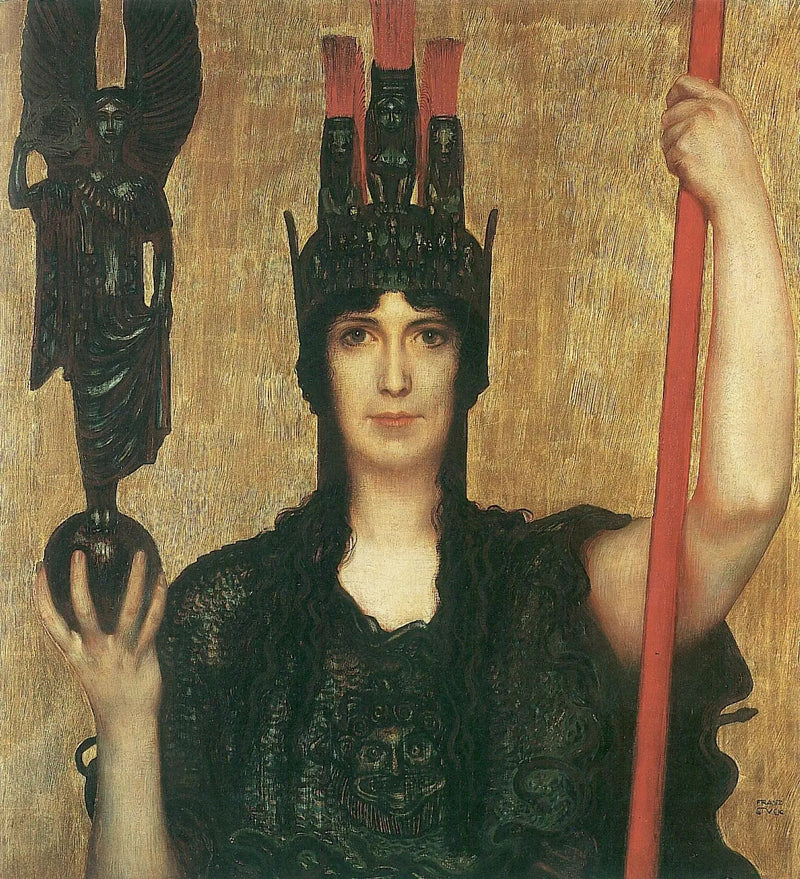 Pallas Atena - Franz Von Stuck