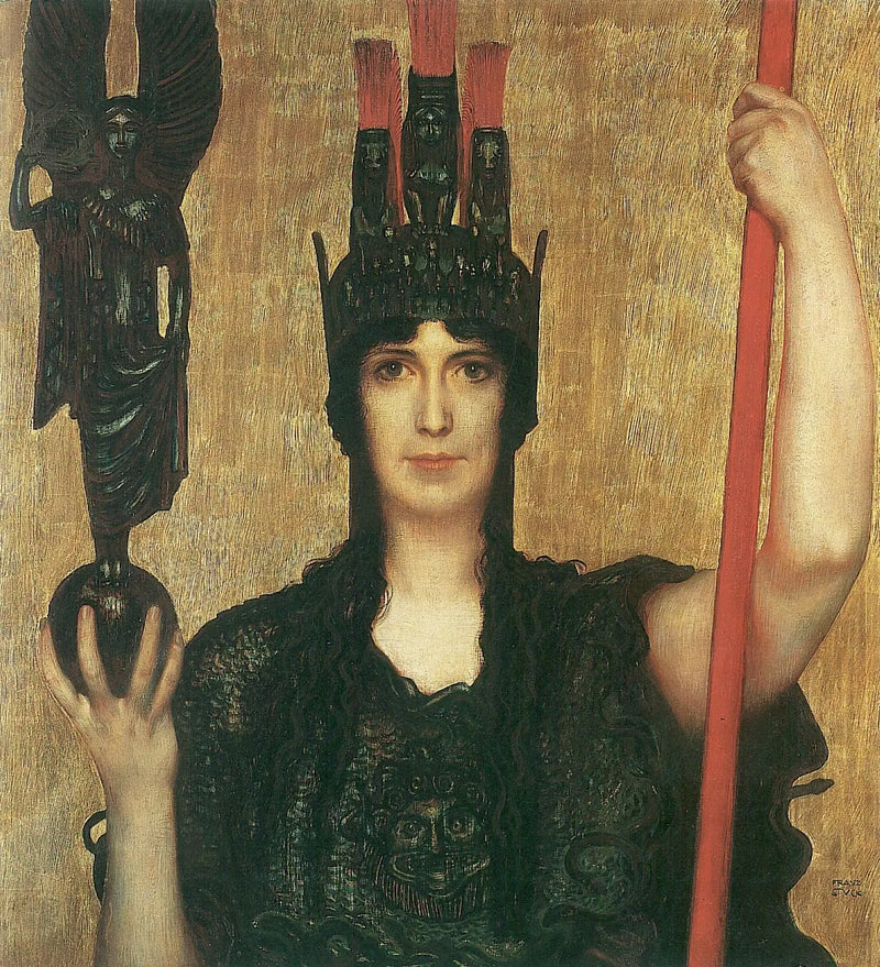 Pallas Atena - Franz Von Stuck