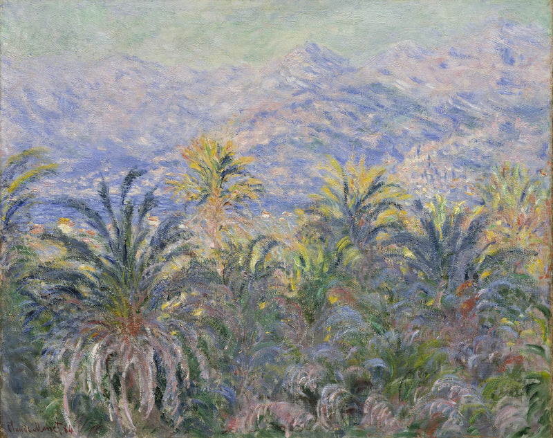 Palmy w Bordighera W877 - Claude Monet