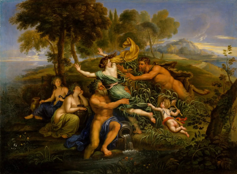 Pan i Syrinx - Pierre Mignard