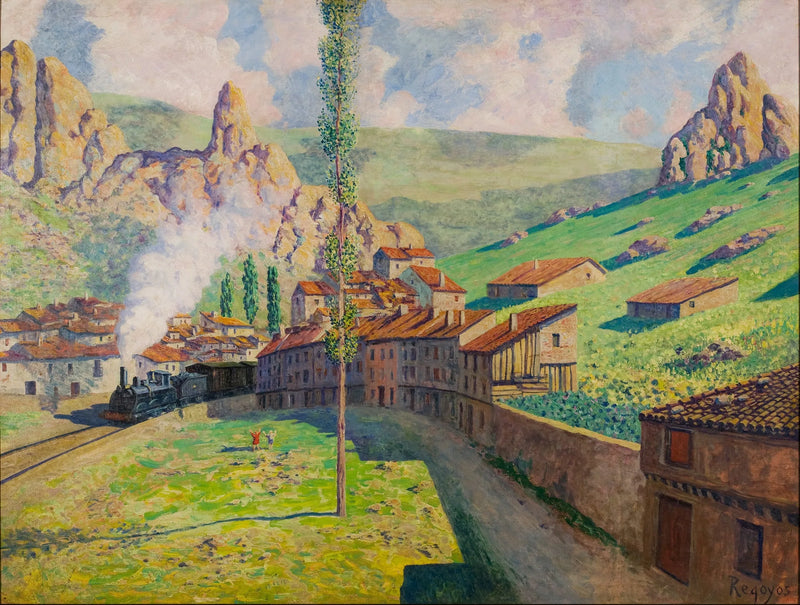 Pancorbo: Pociąg, który przejeżdża - Darío de Regoyos