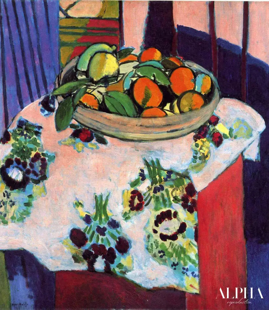 Panier d'oranges - Matisse - Reproductions de tableaux et peintures haut de gamme